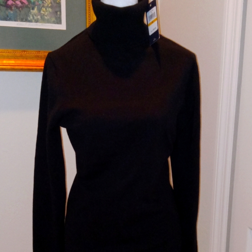 Tommy Hilfiger Black Turtleneck Sweater
